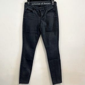 Articles of Society Gray Denim Skinny Jeans size 26